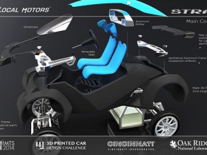 Strati, chiếc xe được in 3d đầu tiên trên thế giới